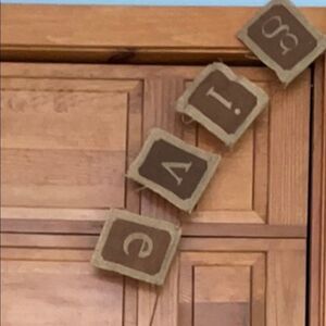 Burplap Banner: give thanks